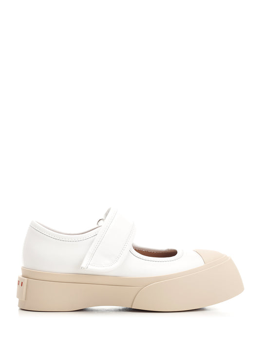 Mary Jane Sneakers White