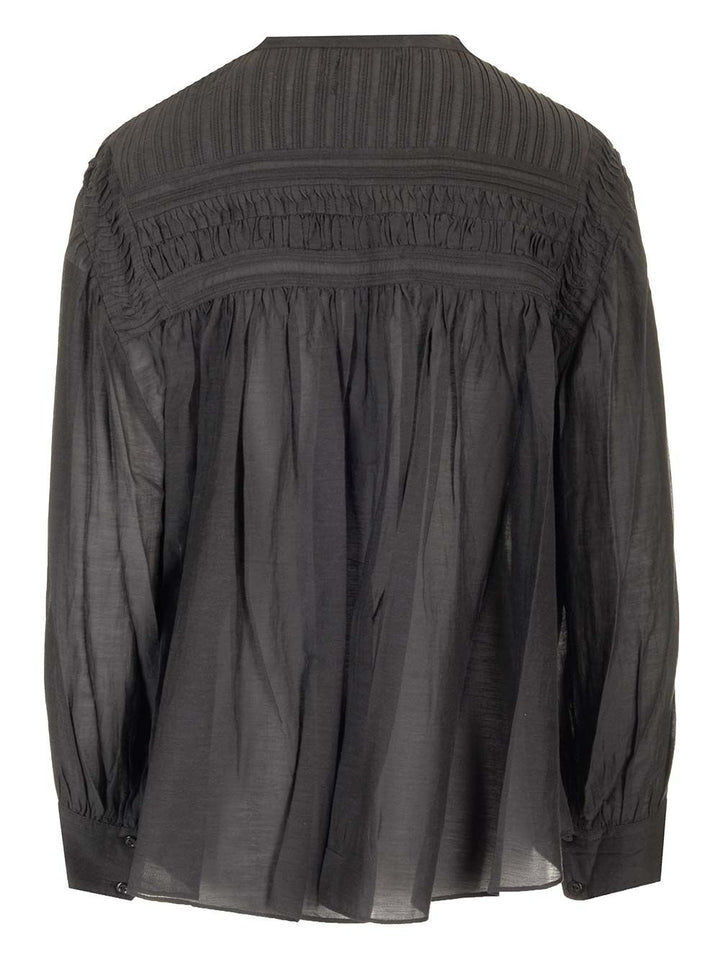 Marant Etoile Plalia Tops - Black | 0bfa7dde3d5b54d277e48b25204f1200b2a209e3