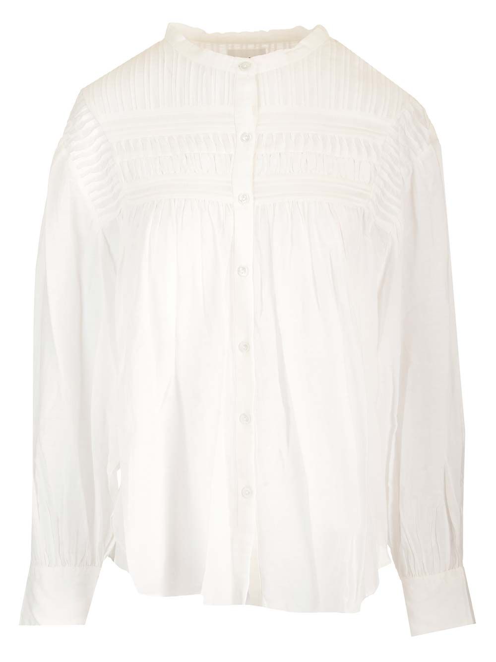 Marant Etoile Plalia Shirts - White | 8f8fb1887003799c0ae0ac80e01b6a3871f4f4b6