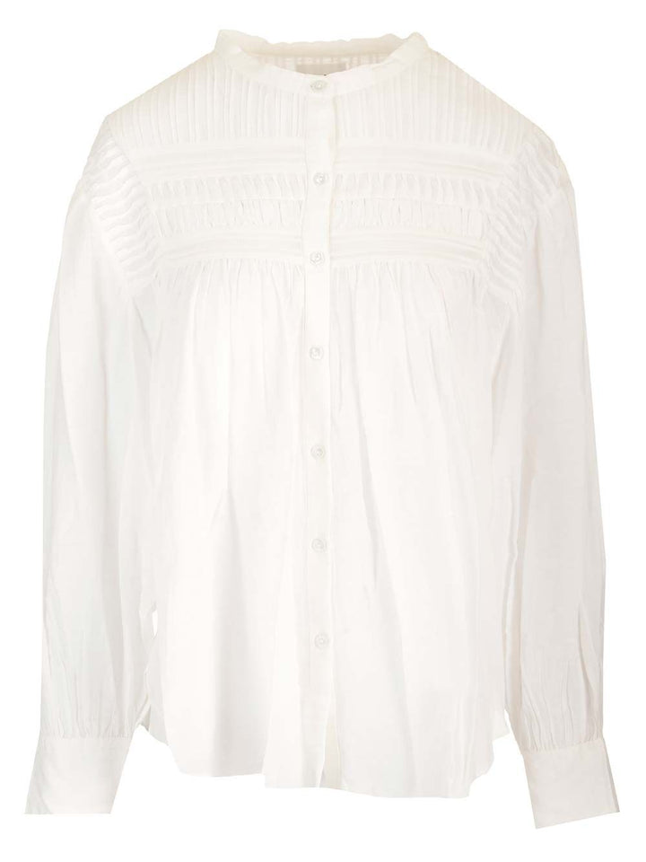 Marant Etoile Plalia Shirts - White | 8f8fb1887003799c0ae0ac80e01b6a3871f4f4b6
