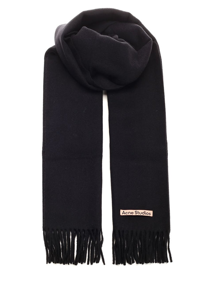 Acne Studios Wool Scarf Scarves And Foulards - Black | 68d0090a4b396c0945f989c850b7f879c642ebeb