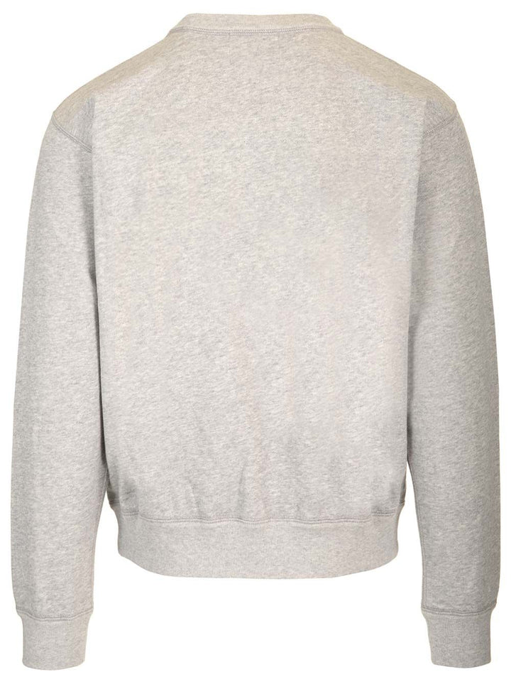 Marant Sweatshirt With Logo Sweatshirts - Grey | 6a2dbb571ec828a2532d3c97416a4ad33d59c5e2