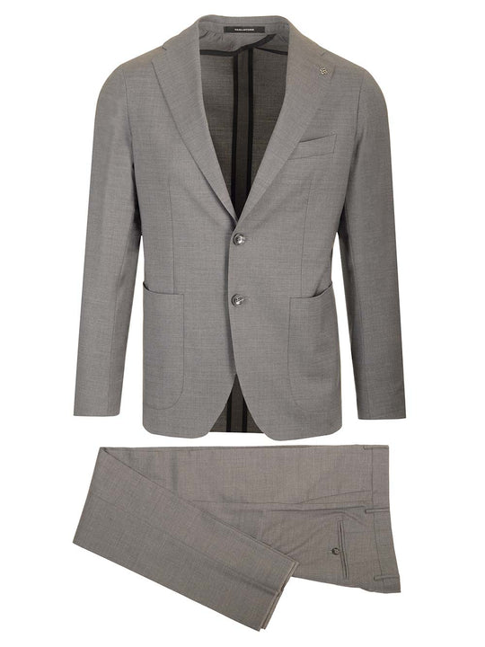 Montecarlo Wool Suit Dresses Grey