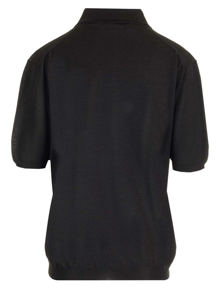 Marni Knitted Polo shirt - Black | cdab947df9d55ad177d29cfe14cf56d0ffd50ace
