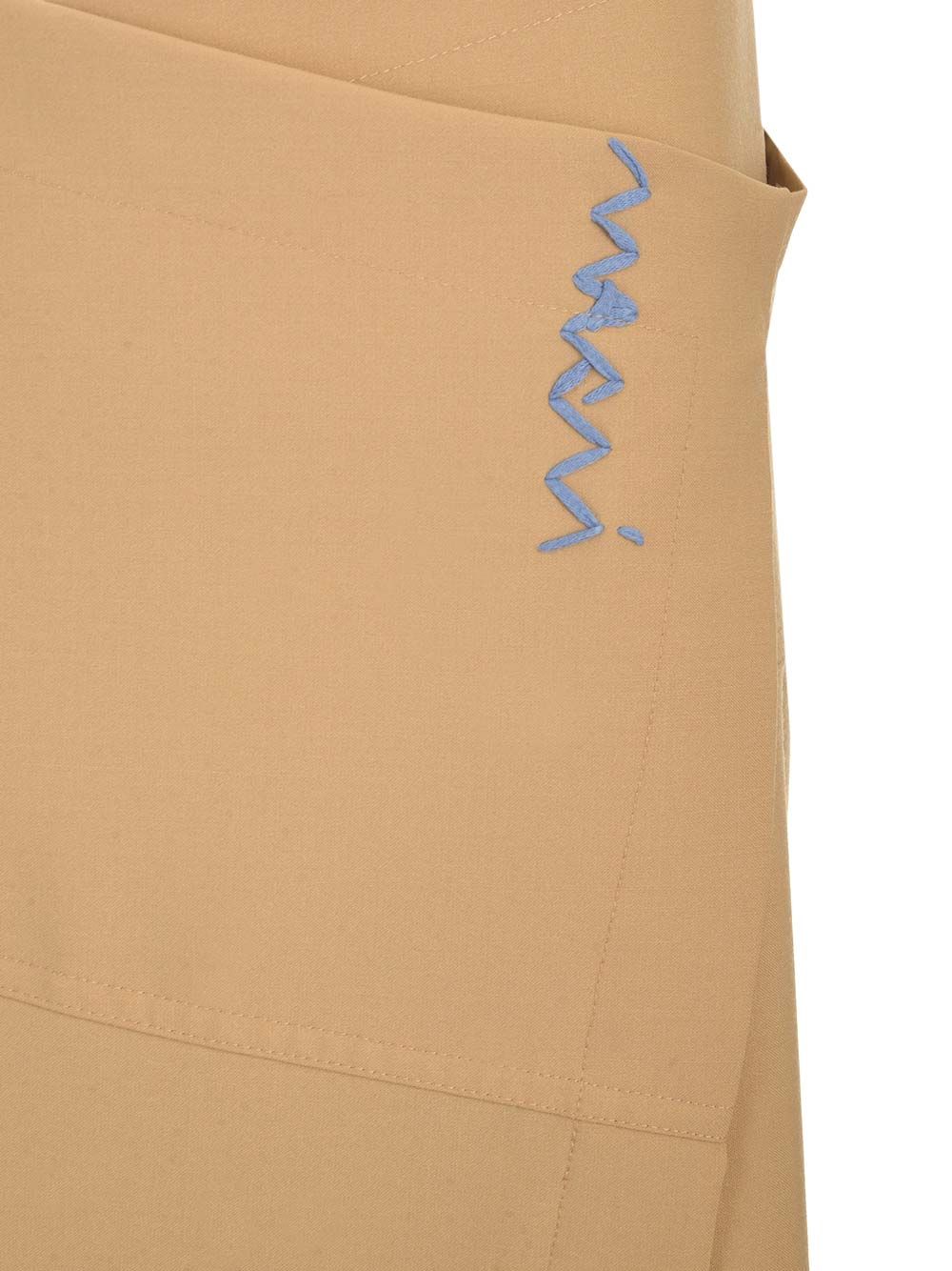 Marni Wrap Skirt Skirts - Beige | b5c65ab69783aa1e3fff1df3a2dfb95a693fd98f