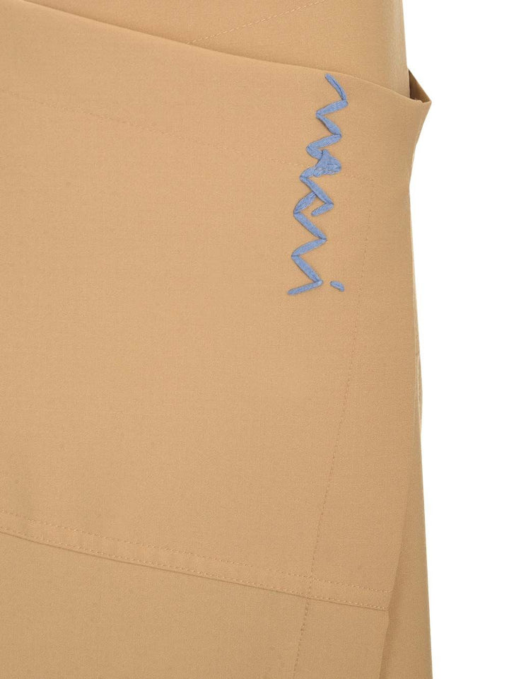 Marni Wrap Skirt Skirts - Beige | b5c65ab69783aa1e3fff1df3a2dfb95a693fd98f