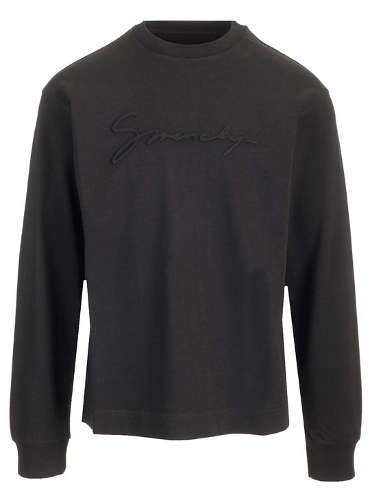 Long-Sleeved T-Shirt Knitwear Black