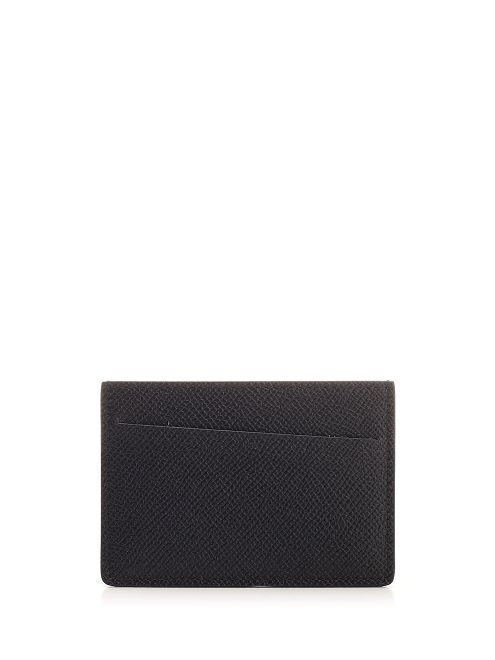Maison Margiela Leather Card Holder Wallets - Black | d3bea1637163dd1f2ec95198082f0d1498a82603