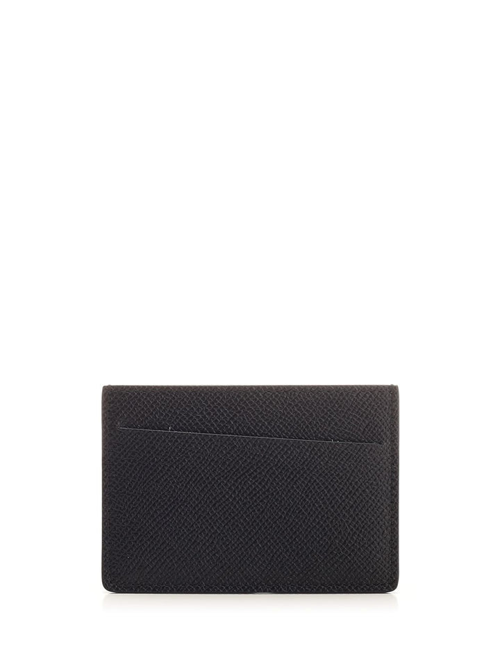 Maison Margiela Leather Card Holder Wallets - Black | d3bea1637163dd1f2ec95198082f0d1498a82603