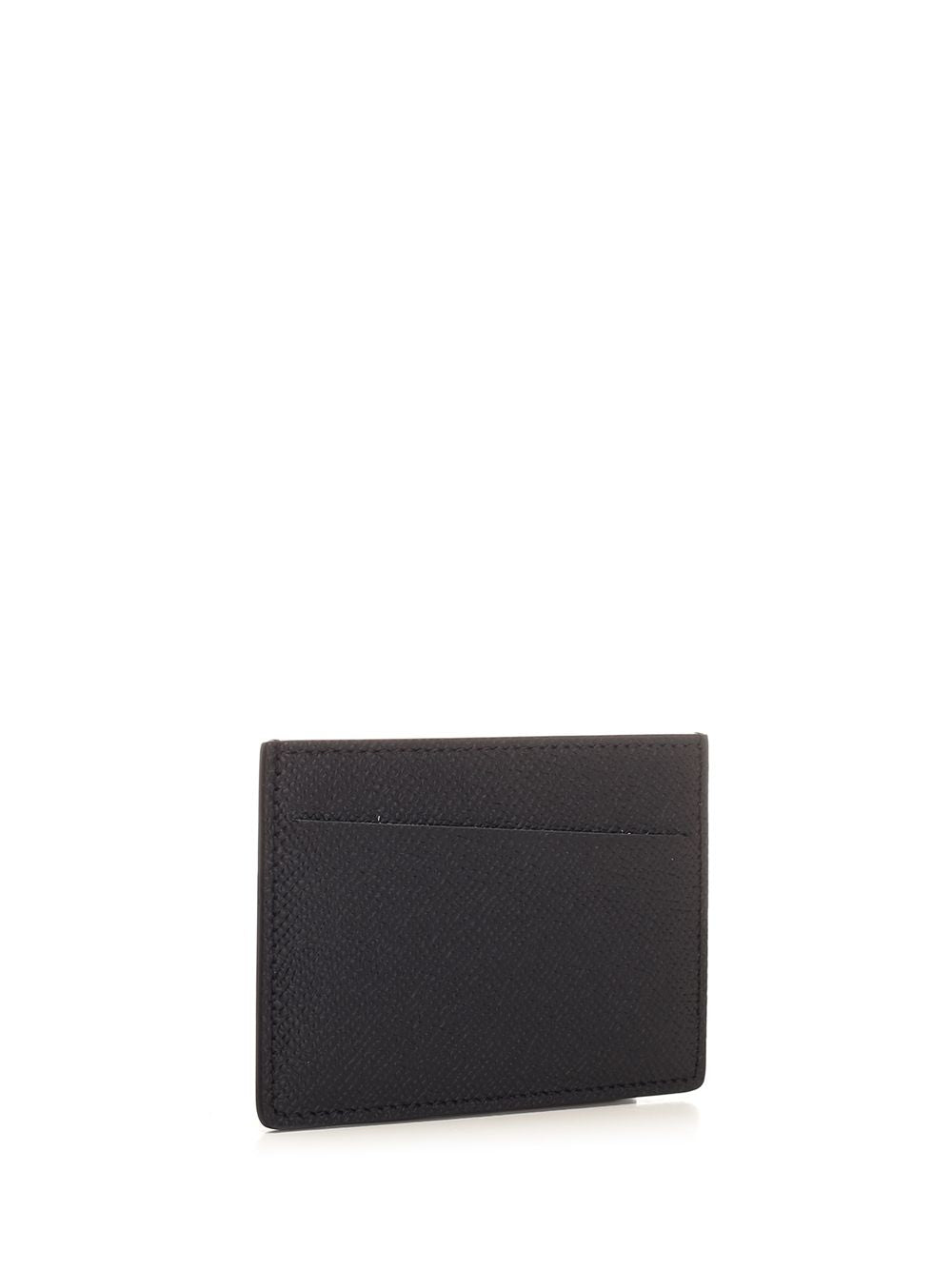 Maison Margiela Leather Card Holder Wallets - Black | 55ffff3bc5ffe7cf41158b498fbc915ddc6c039c