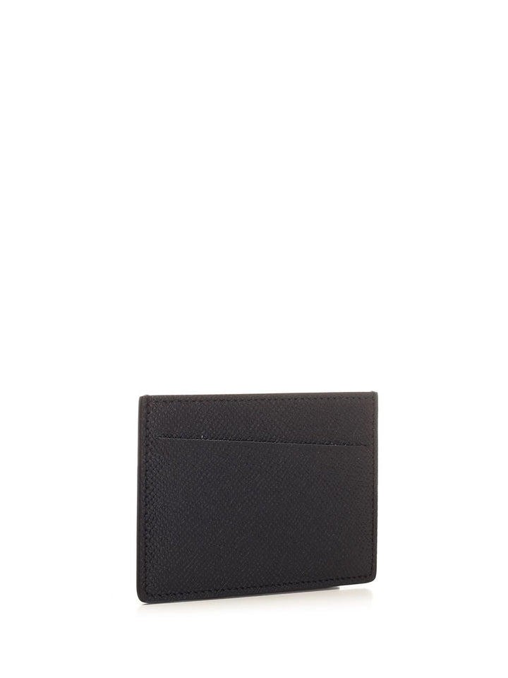 Maison Margiela Leather Card Holder Wallets - Black | 55ffff3bc5ffe7cf41158b498fbc915ddc6c039c