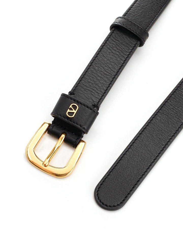 Valentino Garavani Black Leather Belt Belts - Black | c9cc008b8d3020e1ee82fb6f6093a1be22ef6bda