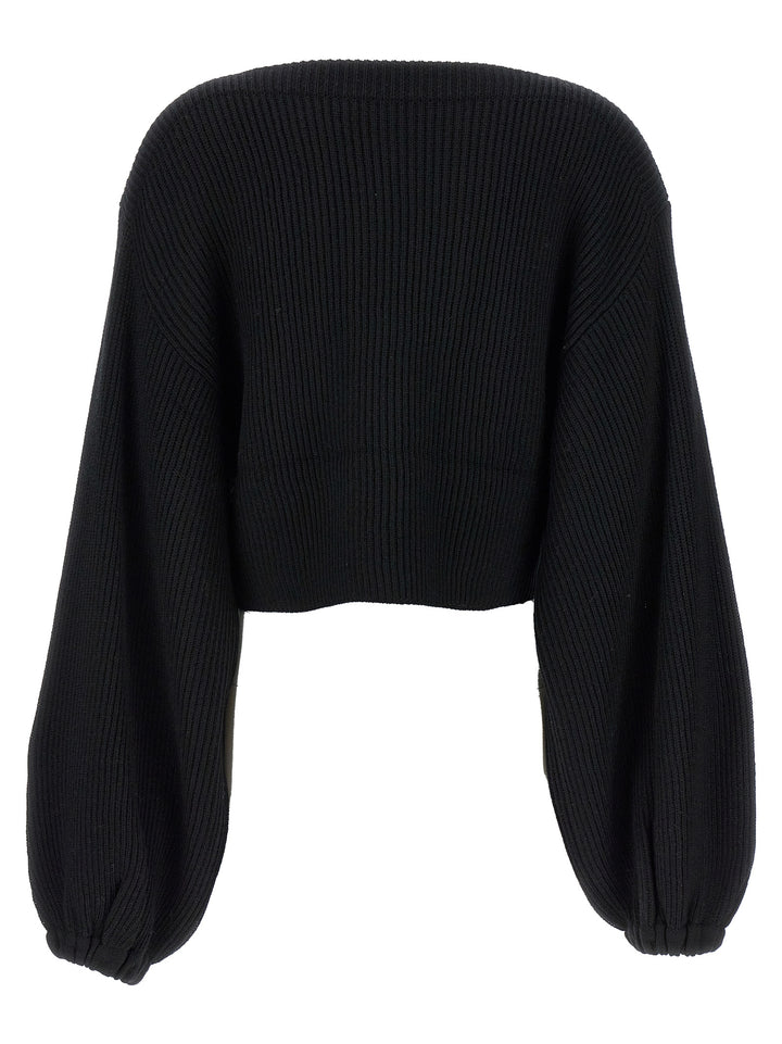 Illustration Billow Sweater, Cardigans Black