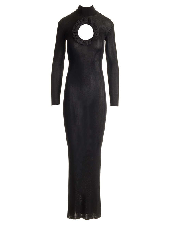 Knitted Maxi Dress Black