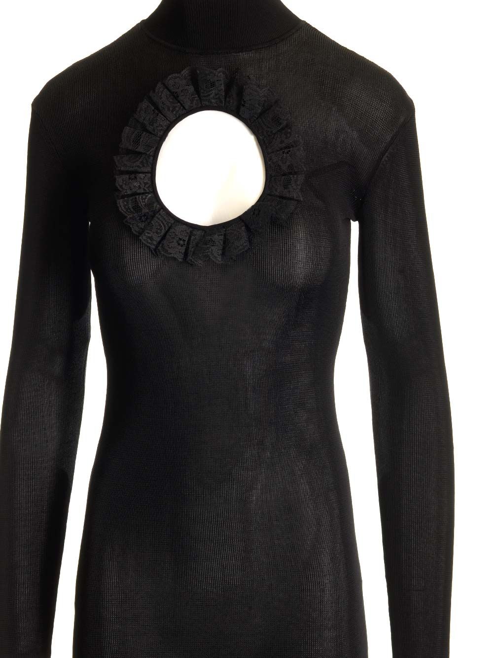 Self Portrait Residency Knitted Maxi Dress Dresses - Black | 69ebf3922a71b0b520382f8a0b9359463fcffe39