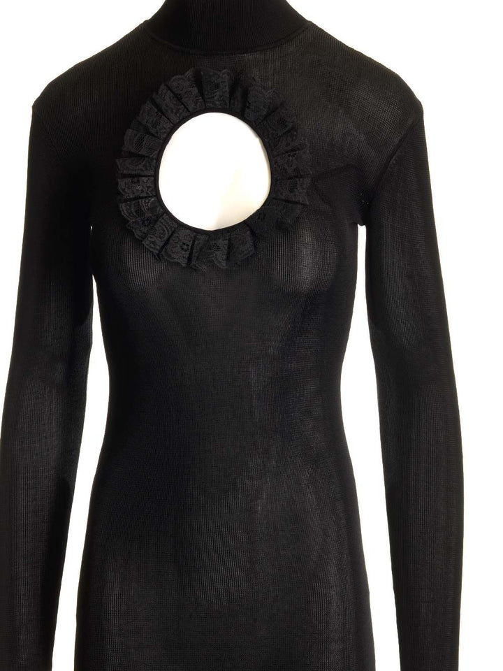 Self Portrait Residency Knitted Maxi Dress Dresses - Black | 69ebf3922a71b0b520382f8a0b9359463fcffe39