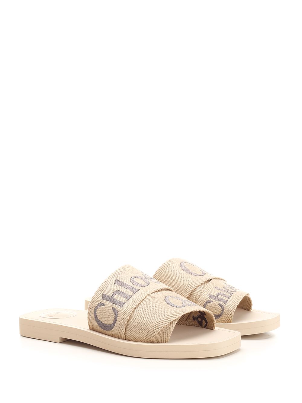 Chloe' Woody Sandals - Beige | e2f623ad10ad078fbbdd7fe83e209dfe1450357b