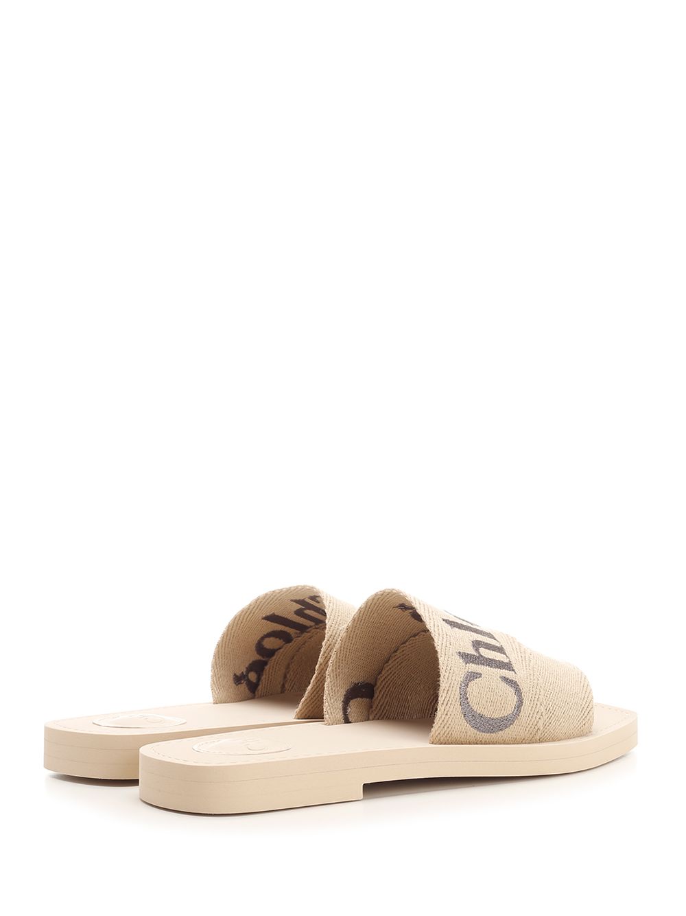 Chloe' Woody Sandals - Beige | 77ba85dd61eb442811e370875f82d12d4f40ab59