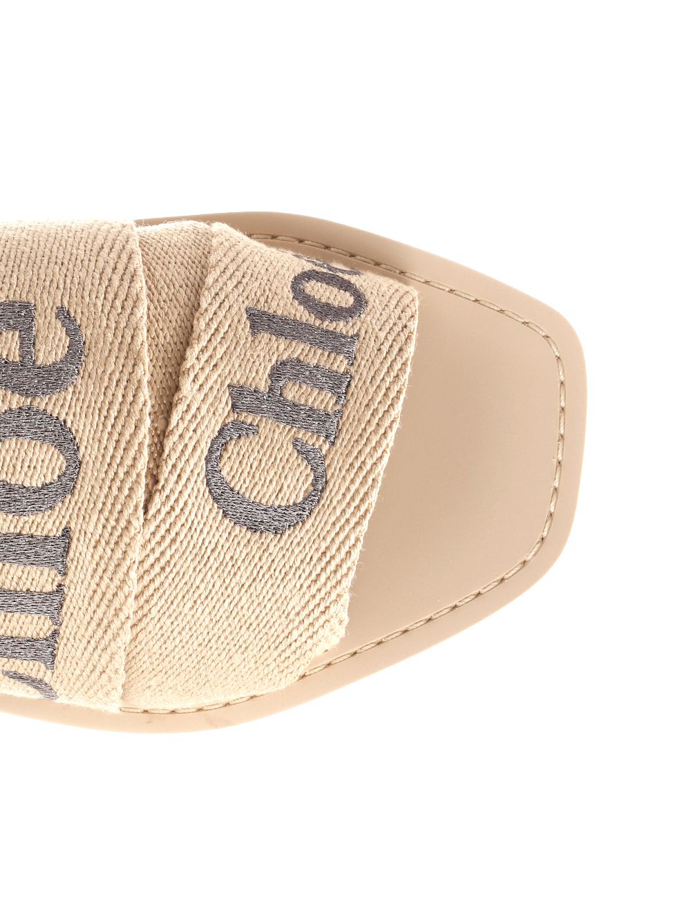 Chloe' Woody Sandals - Beige | 8b2eb71ba75e6460ac78fb9a7be23e04bd31200c
