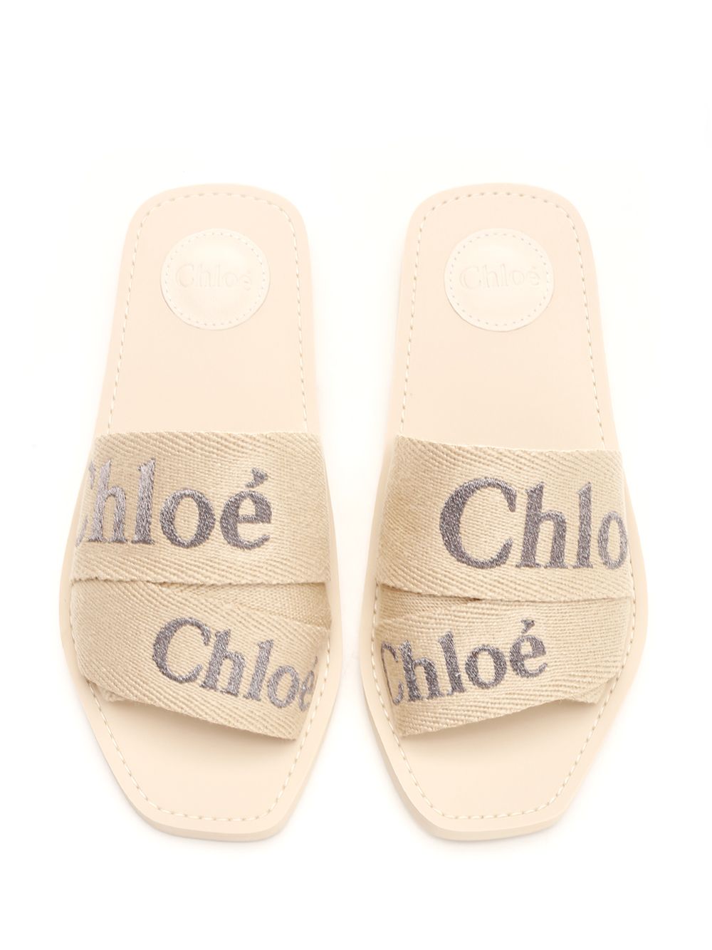 Chloe' Woody Sandals - Beige | eb0fe8b7cbabaeffea09ff85047c4b623c64c85d