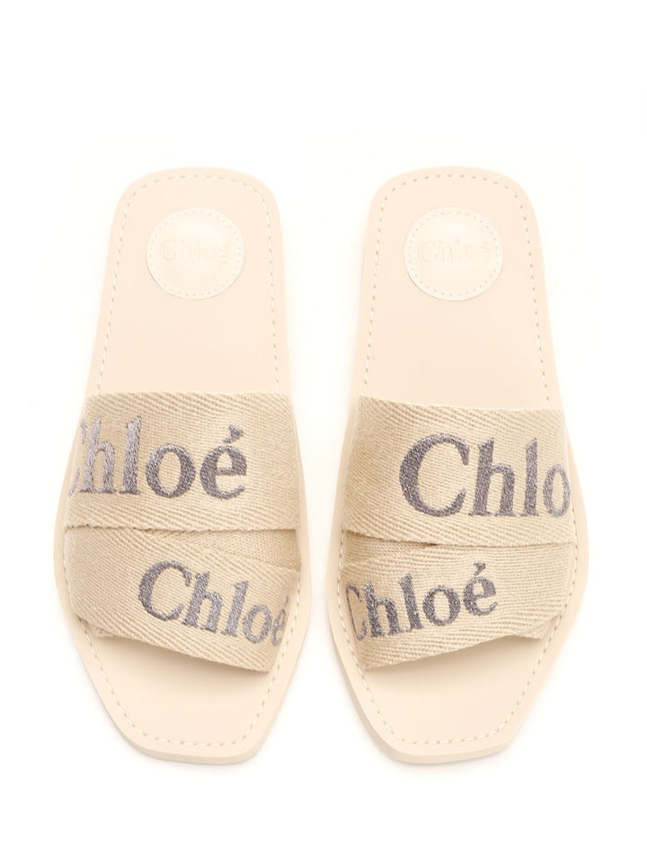 Chloe' Woody Sandals - Beige | eb0fe8b7cbabaeffea09ff85047c4b623c64c85d