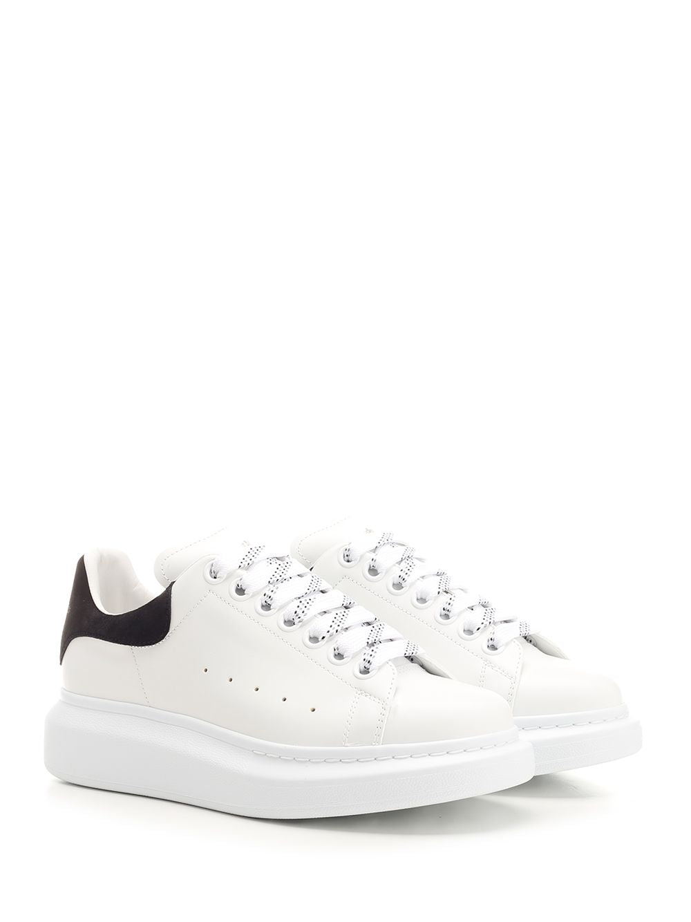 Mcqueen Oversized  With Black Heel Sneakers - Black | 2471080e7f6f27aea4ed48e4537b04f50b6be3cb