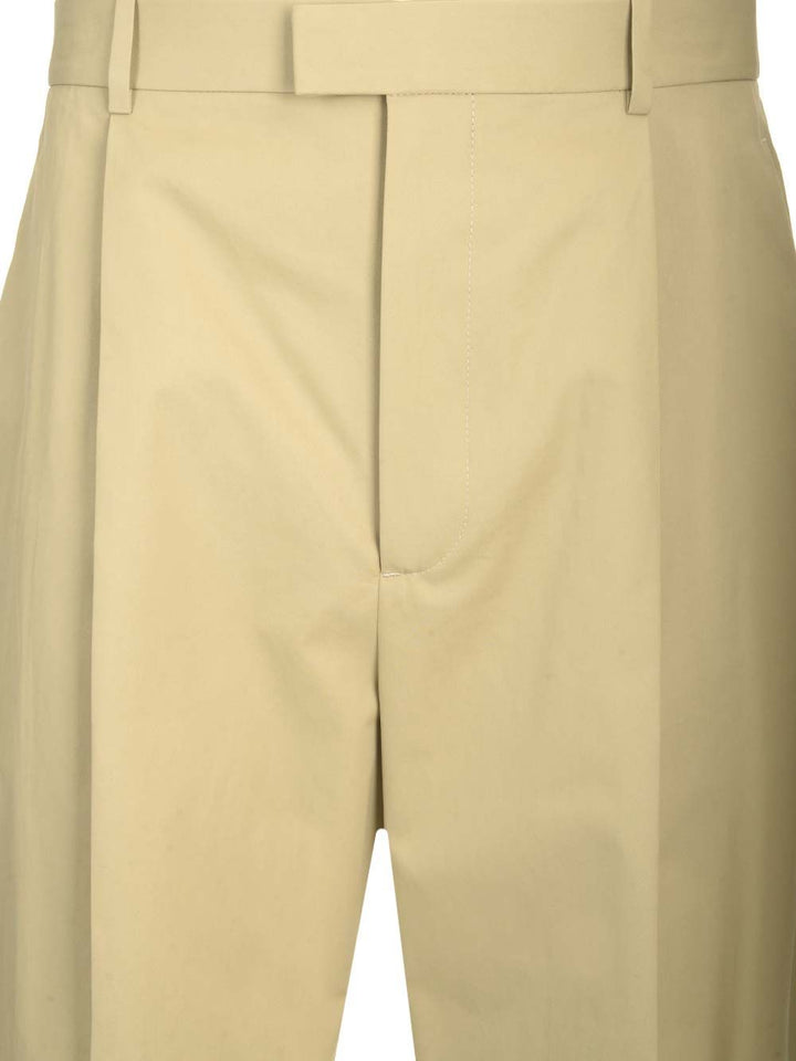 Bottega Veneta Lightweight Cotton Twill Trousers - Beige | 22690c6e2d89b9a957167b0dd3f43412e081bf2d
