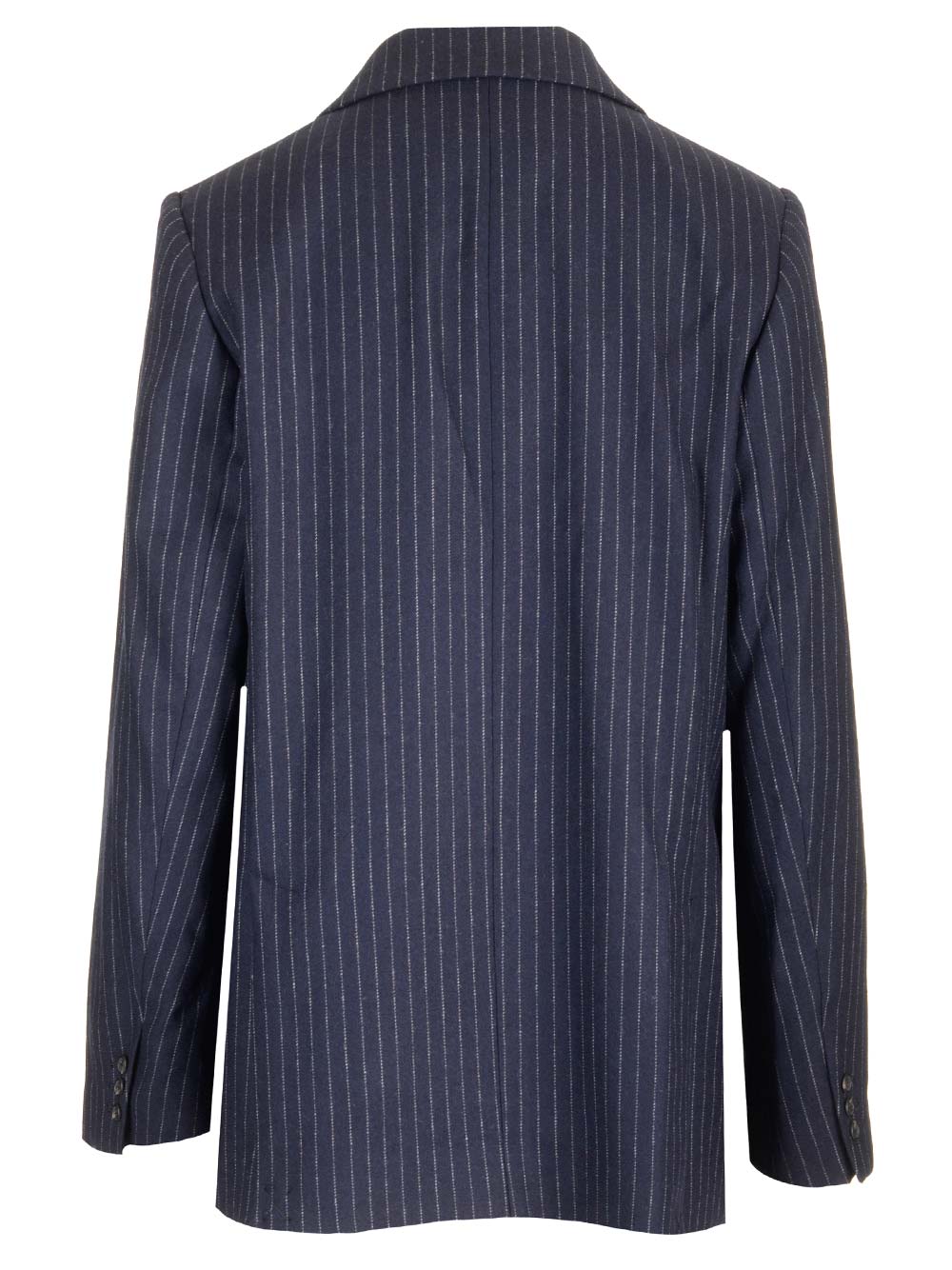 A.P.C. Double-Breasted Blazer Jackets - Blue | f2583b54b21c0c44885eba4eec484c32b5ec0d1d