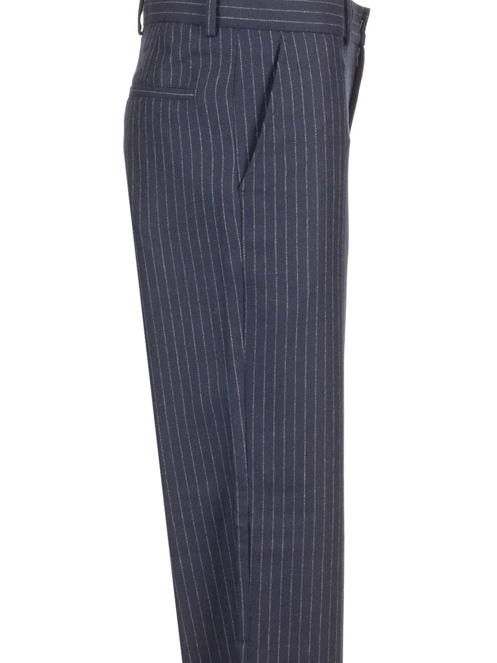A.P.C. Tailored Design Classic Trousers - Blue | 860b72f464090fb8ca9fc7a68c573a6e246b552c
