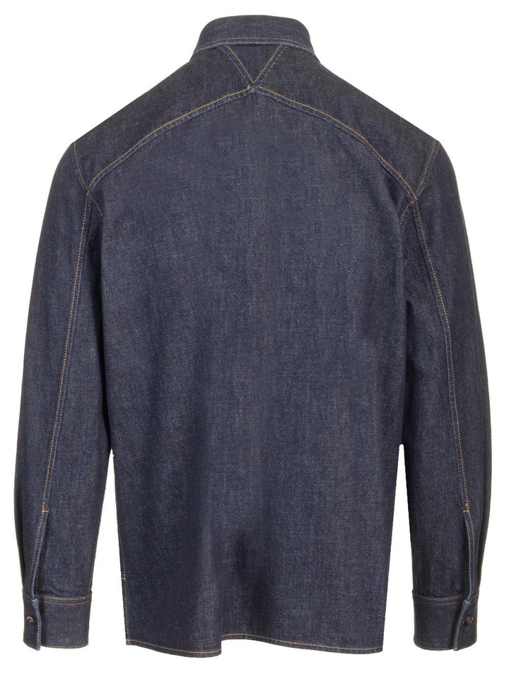 Bottega Veneta Denim Shirt Shirts - Blue | 80a0ddb1f1537091b3b06e238d2e6d45f623afe0