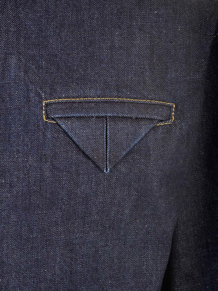 Bottega Veneta Denim Shirt Shirts - Blue | 94763b516906ab3665a5b37e494ccf699826fe25