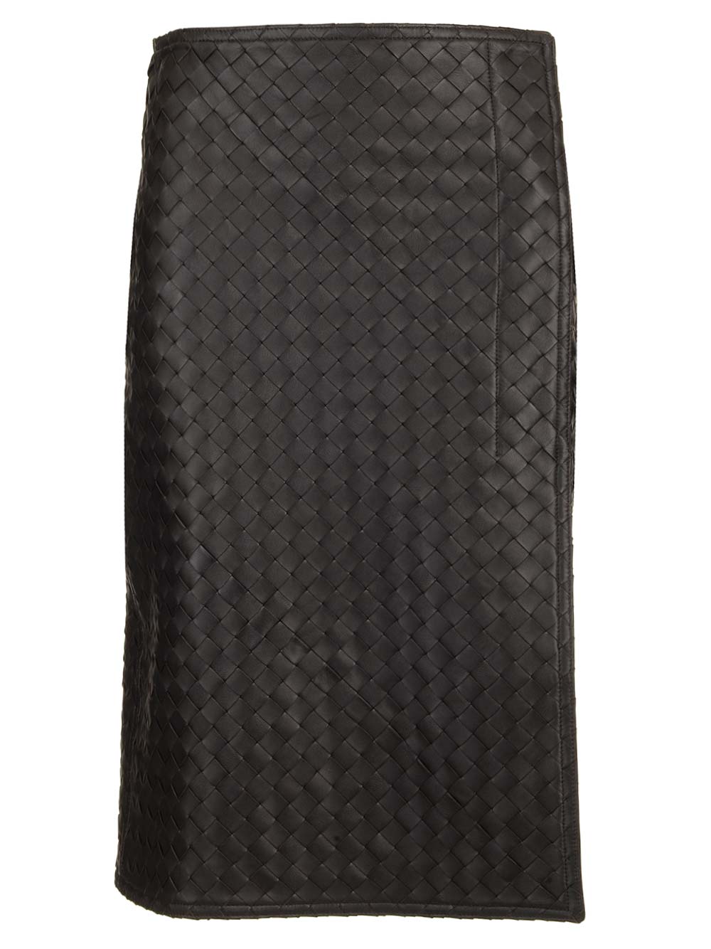 Bottega Veneta Leather Pencil Skirt Knitwear - Brown | 08eca67f30f6851780ce92fddf92c5b12681e36e