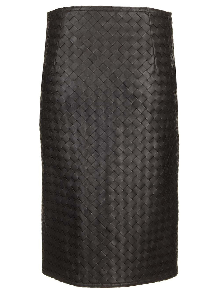 Bottega Veneta Leather Pencil Skirt Skirts - Brown | 94451014fda7bcb44c5a24e017feecd1a6c1725b