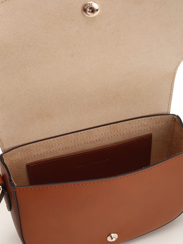 Longchamp Paris Sac Bandoulière S Épure Crossbody Bags - Brown | 9d664387596d07f1118194c24c0e5a3553703c96