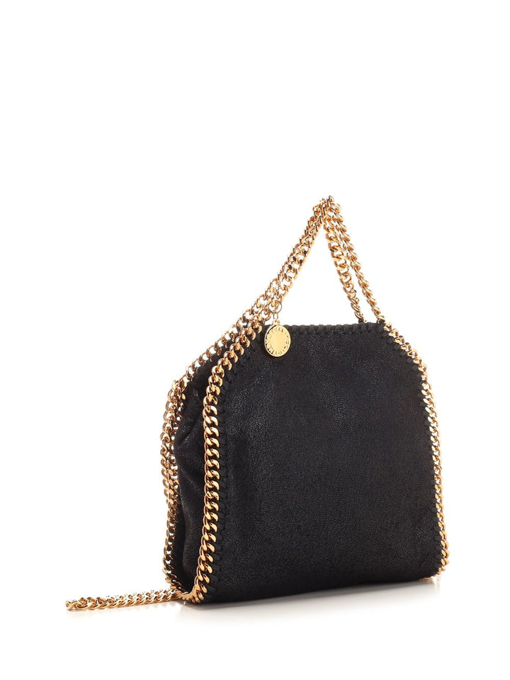 Stella Mccartney Borsa Tote Micro Falabella Handbags - Black | f6bab12f0a63d80aff35d781f38784fd5efc9c5a