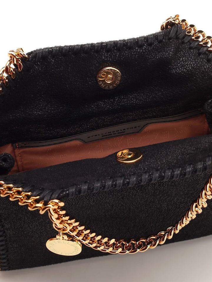 Stella Mccartney Borsa Tote Micro Falabella Handbags - Black | 46f6b3f40780b9b763f6bdbf08388c7ab5f3248d
