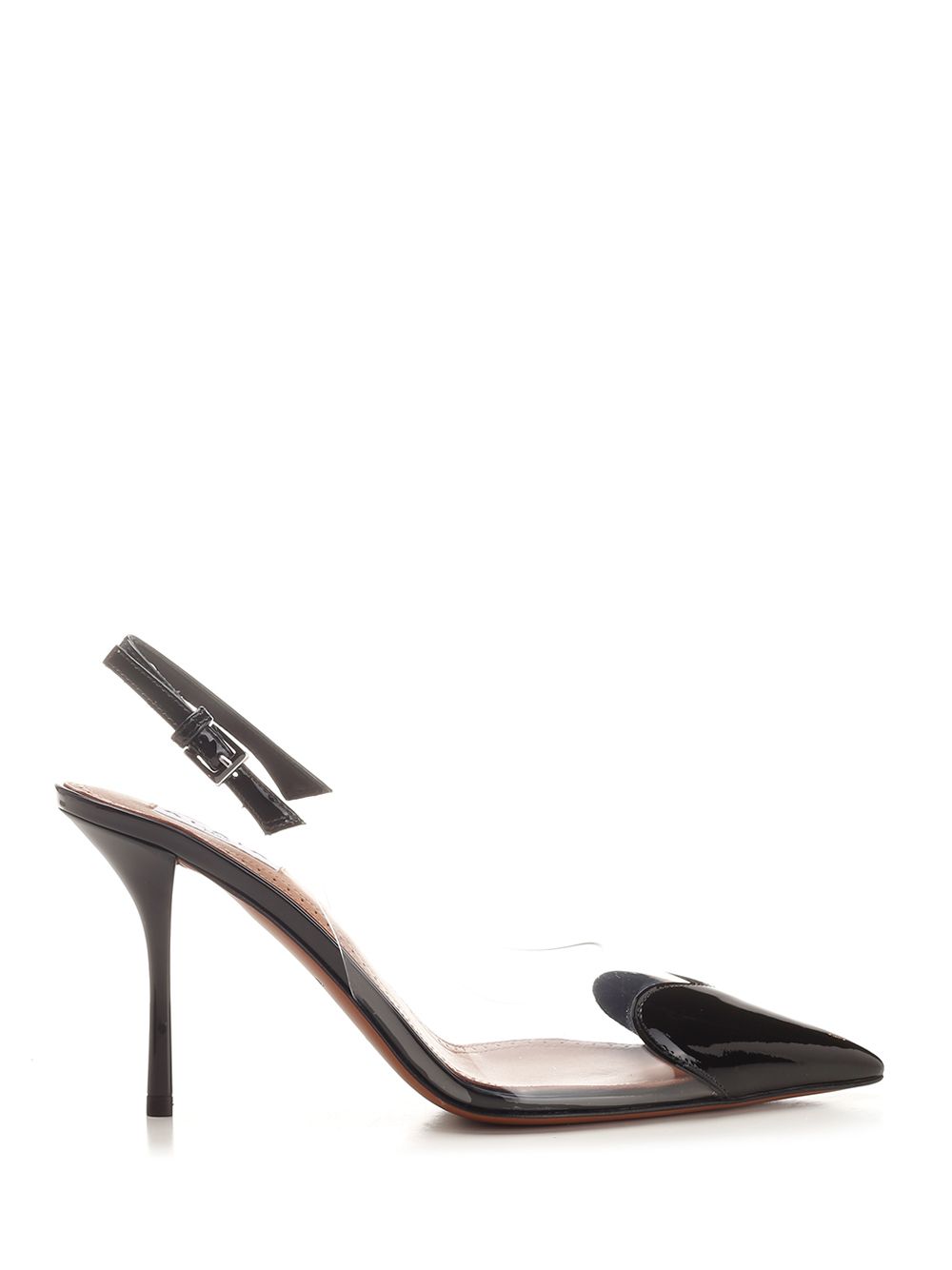 AlaÏA Le Cœur Patent Leather Slingback Pumps - Black | 8e7edd9349202c29b07c376135a6cf9fdbf71559