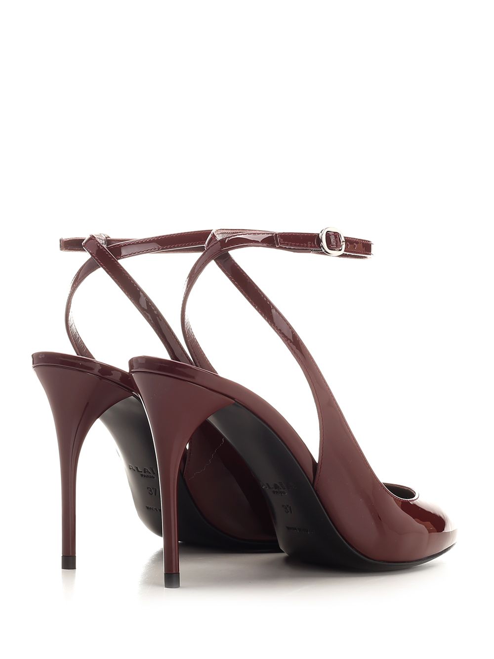 AlaÏA Rounded Toe Sling Back Pumps - Bordeaux | 50b34b01818985b7ea5ef90ebb97ce7aa6566b39