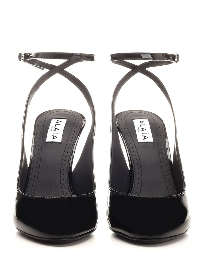 AlaÏA Rounded Toe Sling Back Pumps - Black | 0cdd42e4aeaf3216f39c73128ebb8061ff5f8da2
