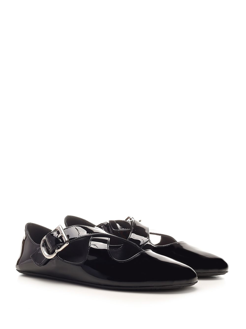 AlaÏA Cross-Over Ballet Flats Scarpe basse - Black | 7953c4679ea8a57cb169b1508799c6f69406d73e
