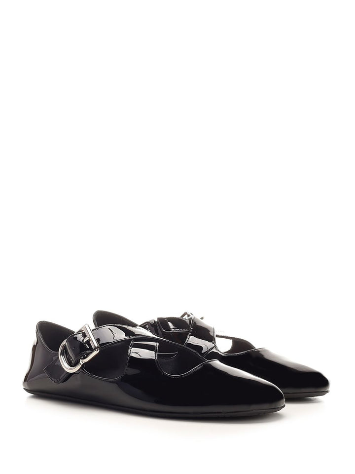 AlaÏA Cross-Over Ballet Flats Scarpe basse - Black | 7953c4679ea8a57cb169b1508799c6f69406d73e