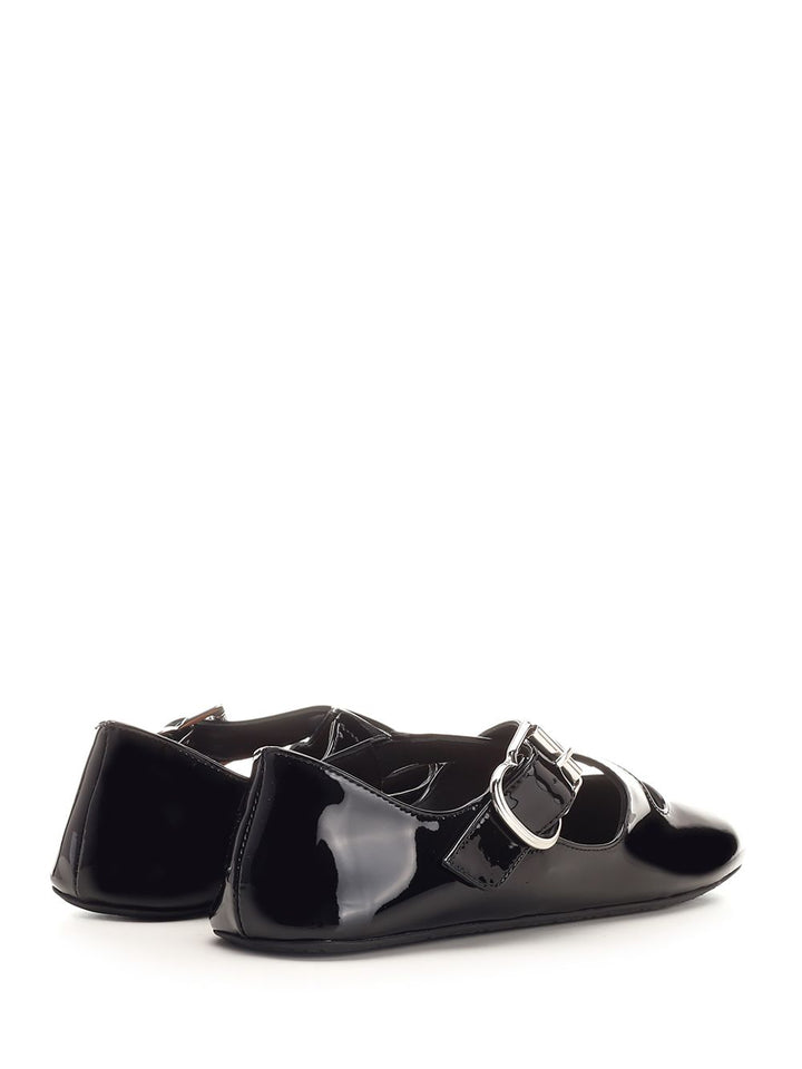 AlaÏA Cross-Over Ballet Flats Scarpe basse - Black | 28334d02b3c2be7763f8168fa12ecbc23bdac3a7