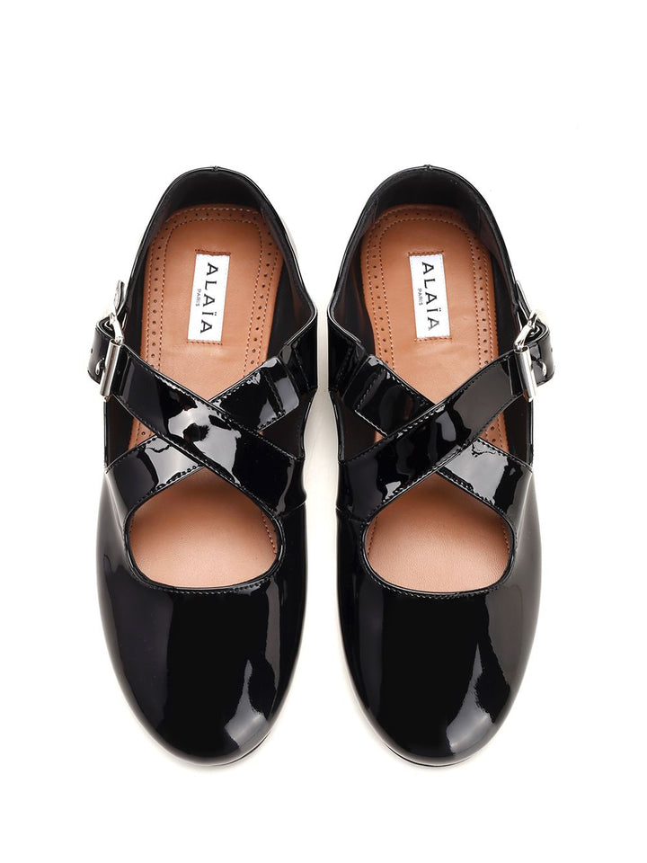 AlaÏA Cross-Over Ballet Flats Scarpe basse - Black | 4129ae0ffbcf1d6fef62693528f5fdad5467dfb5