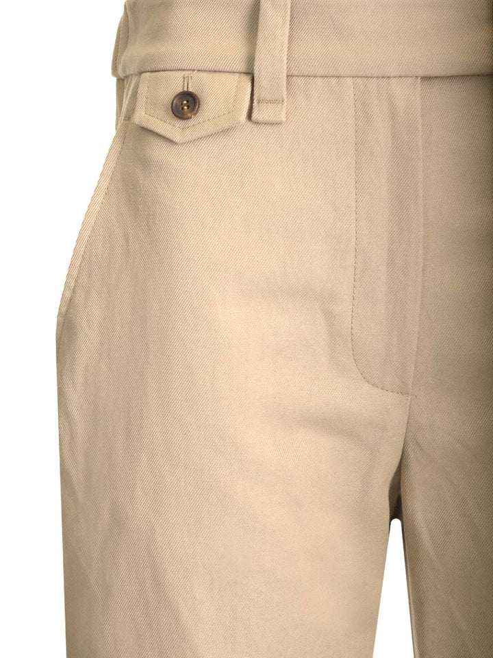 Brunello Cucinelli Straight Leg Trousers - Beige | f6f3dd2b6ea5ccc3b5ef11571be0514fff35e6b5