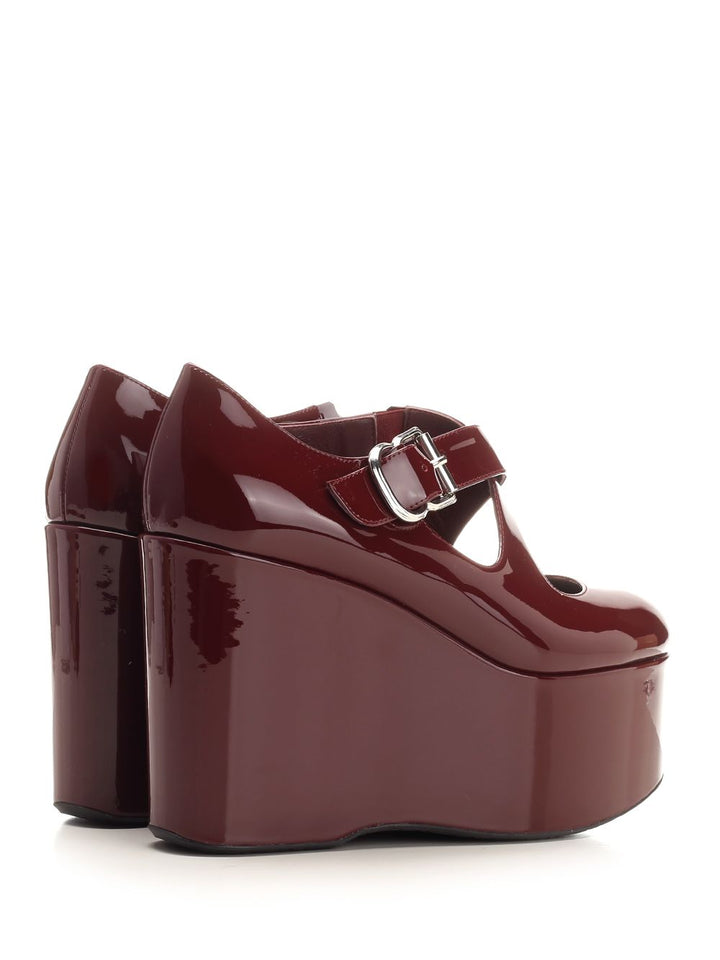 AlaÏA Crossed Wedges Scarpe basse - Bordeaux | ed2cc91ce29f332c352cf7f1c52f6fd9dd336d33
