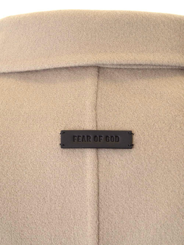 Fear Of God Wool And Cashmere Overshirt Jackets - Beige | b36ee3191d04469d305d728e7f5ca985e2062611