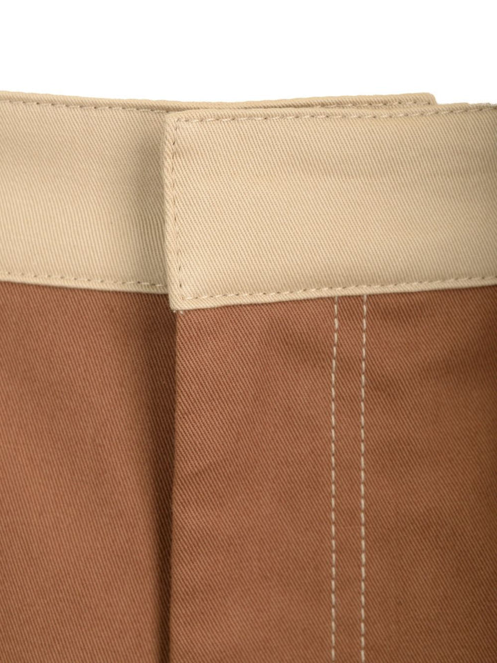 Off-White Cotton Cargo Pants Trousers - Brown | 9d366ca402d3e8c73862241cdcee7e2cf0d640ac