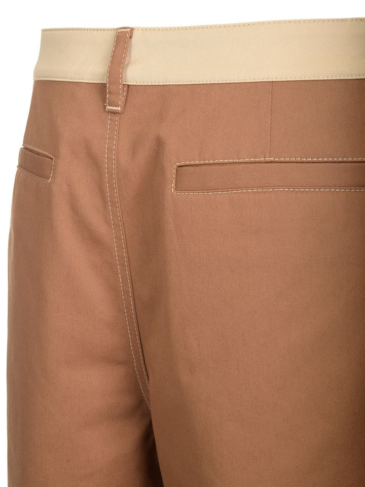 Off-White Cotton Cargo Pants Trousers - Brown | b7c4c64ee67e322d46df1b8aa6bcf538b1b3d0de