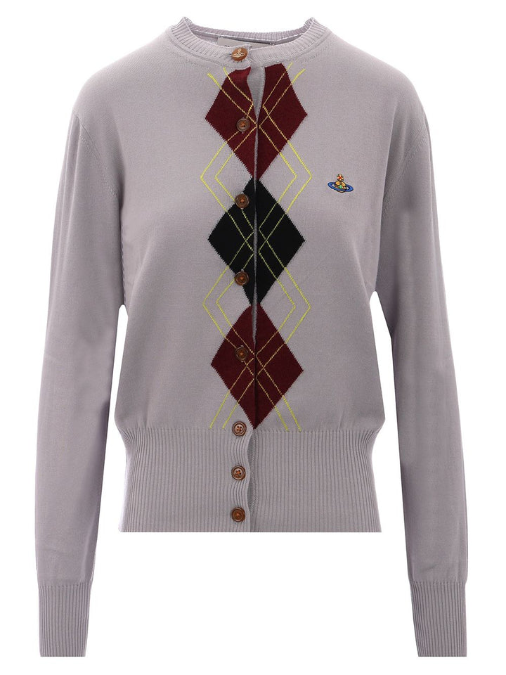 Vivienne Westwood Argyle Knitwear - Grey | 70a35a8f22f5be663ee6f393c0f61769ad9c4693