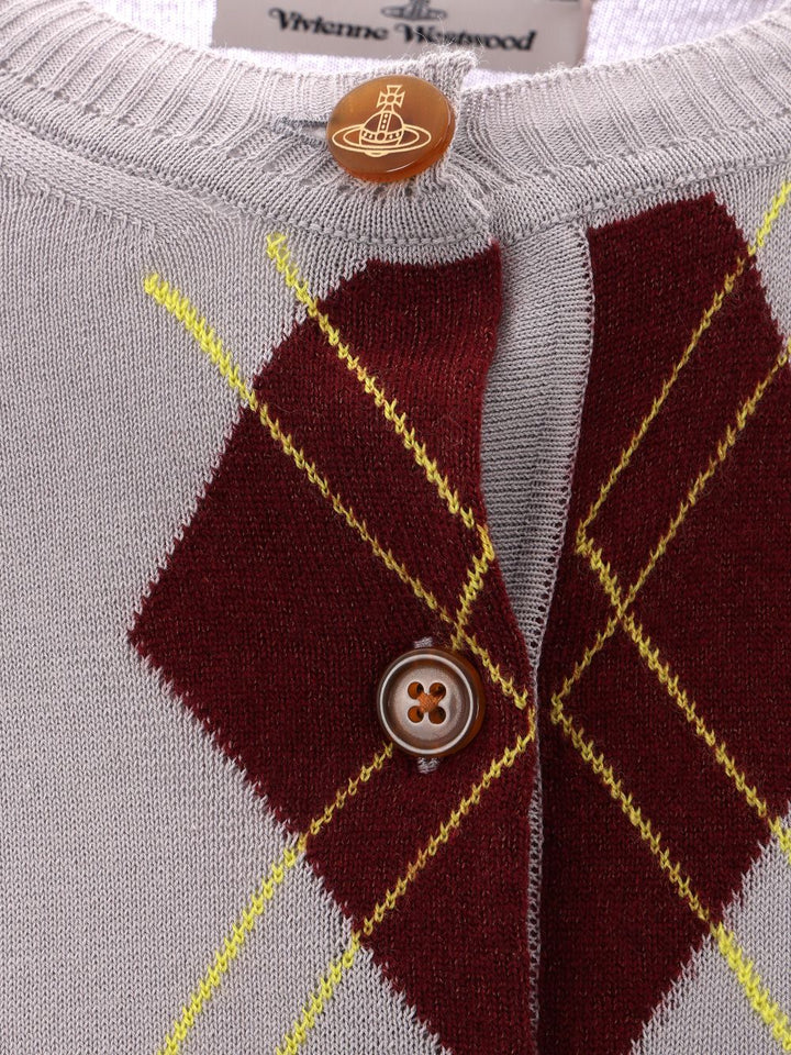 Vivienne Westwood Argyle Knitwear - Grey | 01eb437f2503b52be0de8b58ec7dfd89c3eeeea0